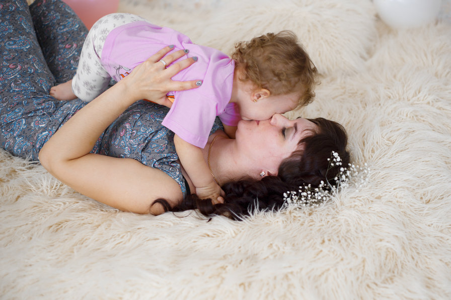 Мама и дочка - оригинал