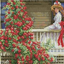 Схема вышивки «в саду»