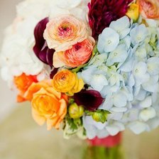 Схема вышивки «Ваза с цветами»