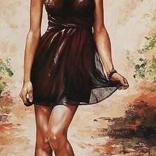 Схема вышивки «женский образ»