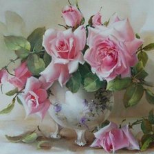 нежные розы