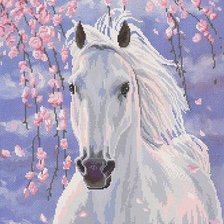 Схема вышивки «Сакура»