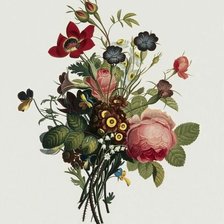 Схема вышивки «букет цветов»