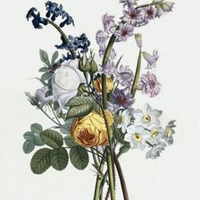 Схема вышивки «букет цветов»