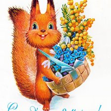 Схема вышивки «8 марта»