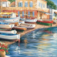 Схема вышивки «Пристань»