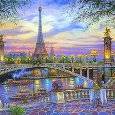 Схема вышивки «Paisaje 1»