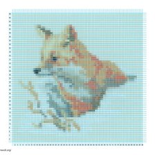 Схема вышивки «Лиса»