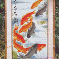 Схема вышивки «карпы2»