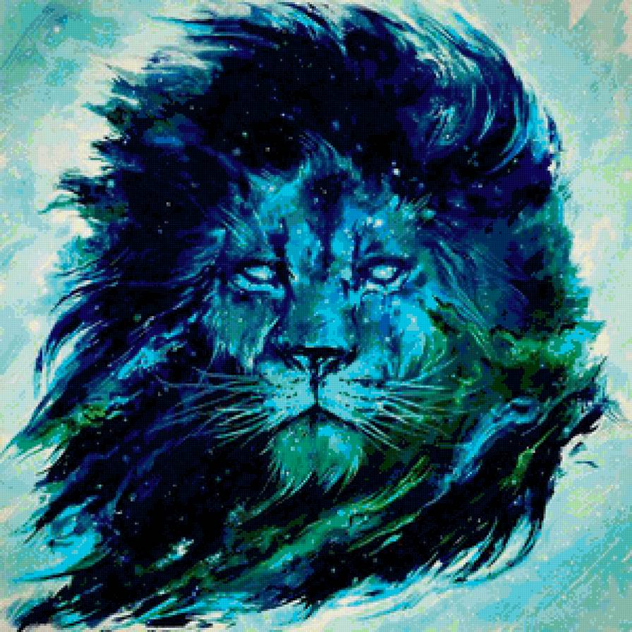 Digital Art par Ali Simhaq. Лев - животные, лев - предпросмотр