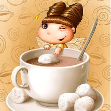 Схема вышивки «Феечка какао»