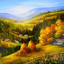 Схема вышивки «картины художницы Анка Булгари»