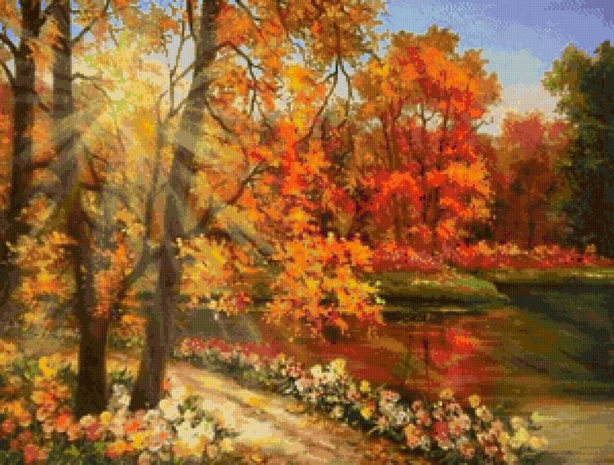 картины художницы Анка Булгари - осень - предпросмотр