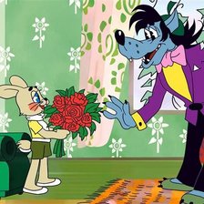 Схема вышивки «Ну, погоди!»