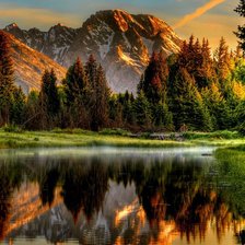 Схема вышивки «пейзаж 1»