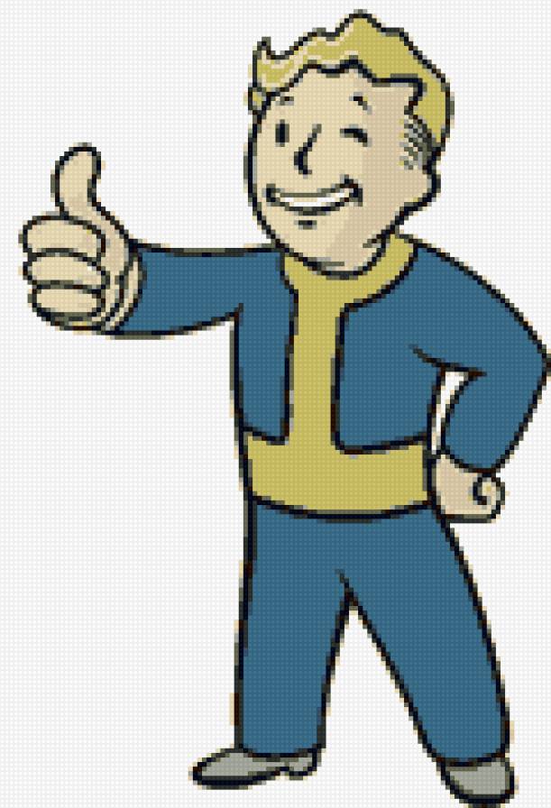 Vault boy - fallout - предпросмотр