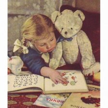 Схема вышивки «открытки СССР дети»