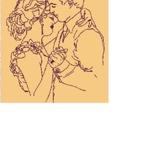 Схема вышивки «пара»