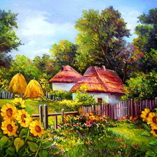 Схема вышивки «картины художницы Анка Булгари»