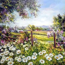 Схема вышивки «картины художницы Анка Булгари»