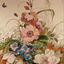 Схема вышивки «цветы»