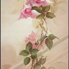 Схема вышивки «розы»