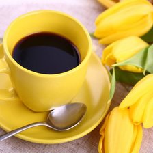 Схема вышивки «утренний кофе»