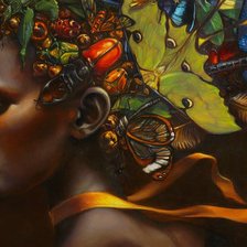 Схема вышивки «Африканка»