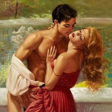 Схема вышивки «Встреча у фонтана»