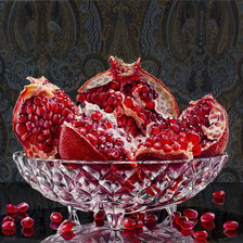 Схема вышивки «гранат»