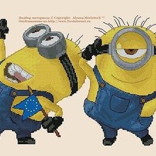 Схема вышивки «миньоны 22»