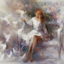 Схема вышивки «Нежность»