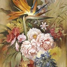 Схема вышивки «букет цветов»