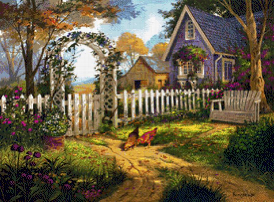 сказочный пейзаж - пейзаж - предпросмотр