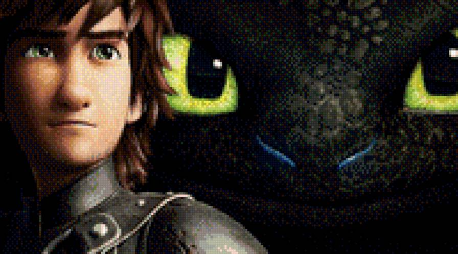 Как приручить дракона 2 - беззубик, иккинг - предпросмотр