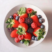 Схема вышивки «Аппетитная тарелка»