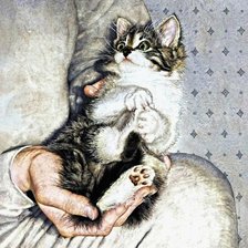 Схема вышивки «В любящих руках»