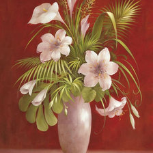 Схема вышивки «букет цветов»