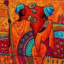 Схема вышивки «Африка 1.Африканский мотив»