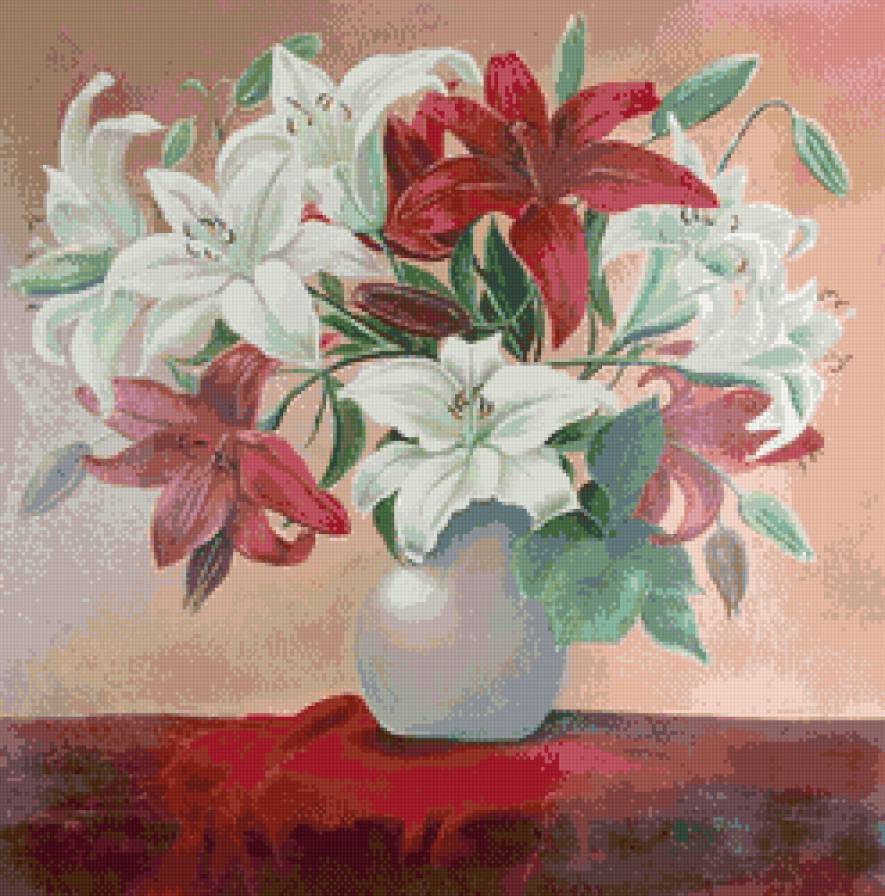 букет - лилии - предпросмотр