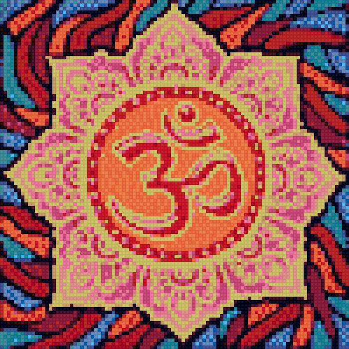 мандала Ом - мандала - предпросмотр