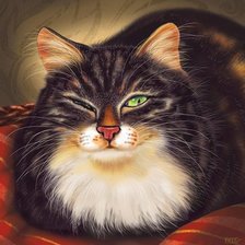 Схема вышивки «Хитрюга»