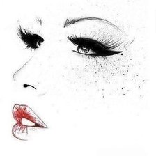 Схема вышивки «Девушка»