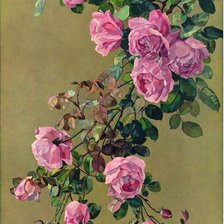 Схема вышивки «розы»