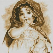 Схема вышивки «малышка»