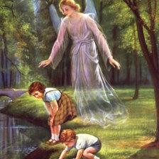 Схема вышивки «серия "ангелы"»