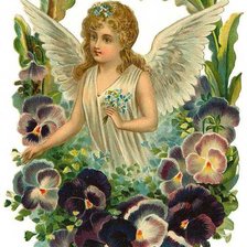 Схема вышивки «серия "ангелы"»