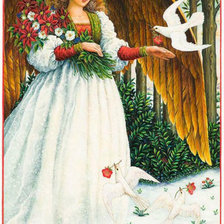 Схема вышивки «серия "ангелы"»