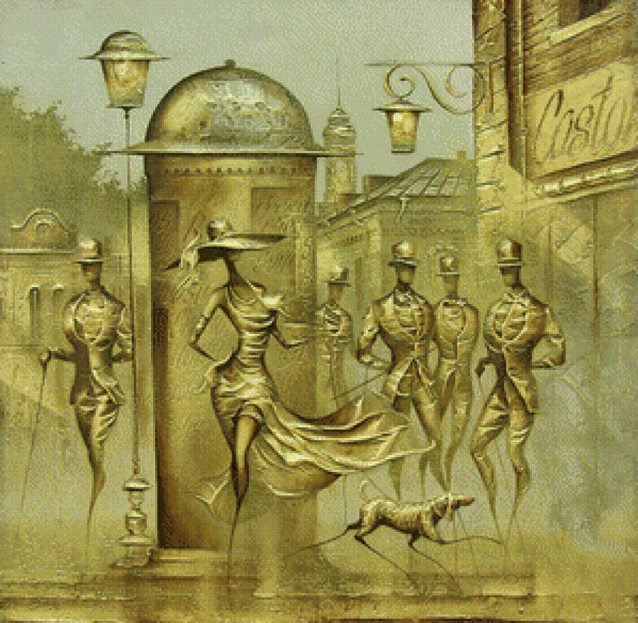 прогулка - пейзаж, люди, образ, девушка, женщина - предпросмотр