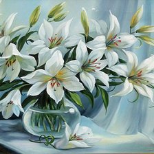 Схема вышивки «лилии»